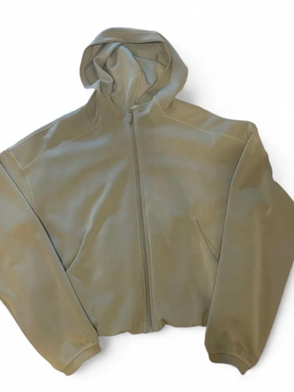 Women’s light green lululemon Zip-Up Hooded Jacket